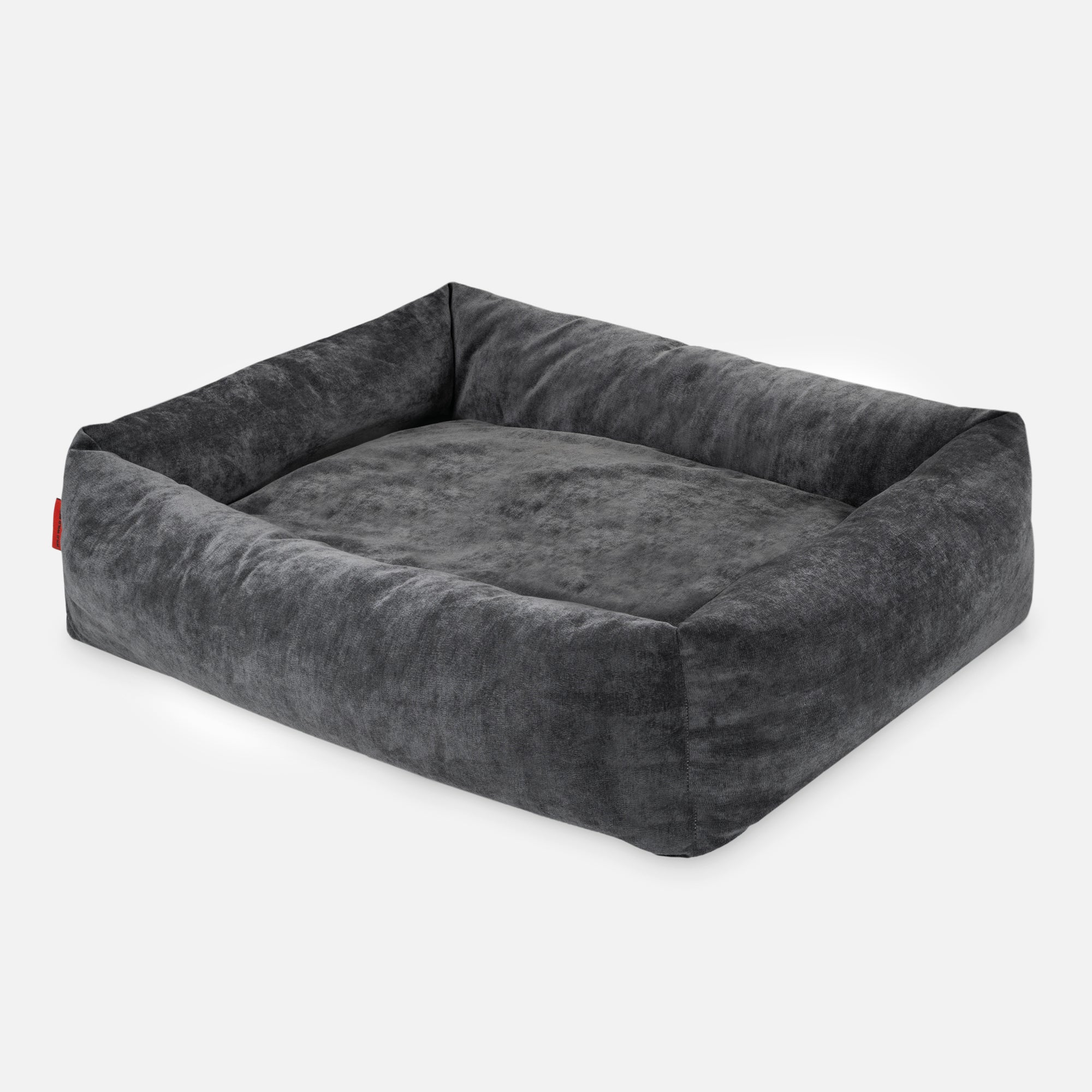 Hundebett Camo, Samt Anthrazit