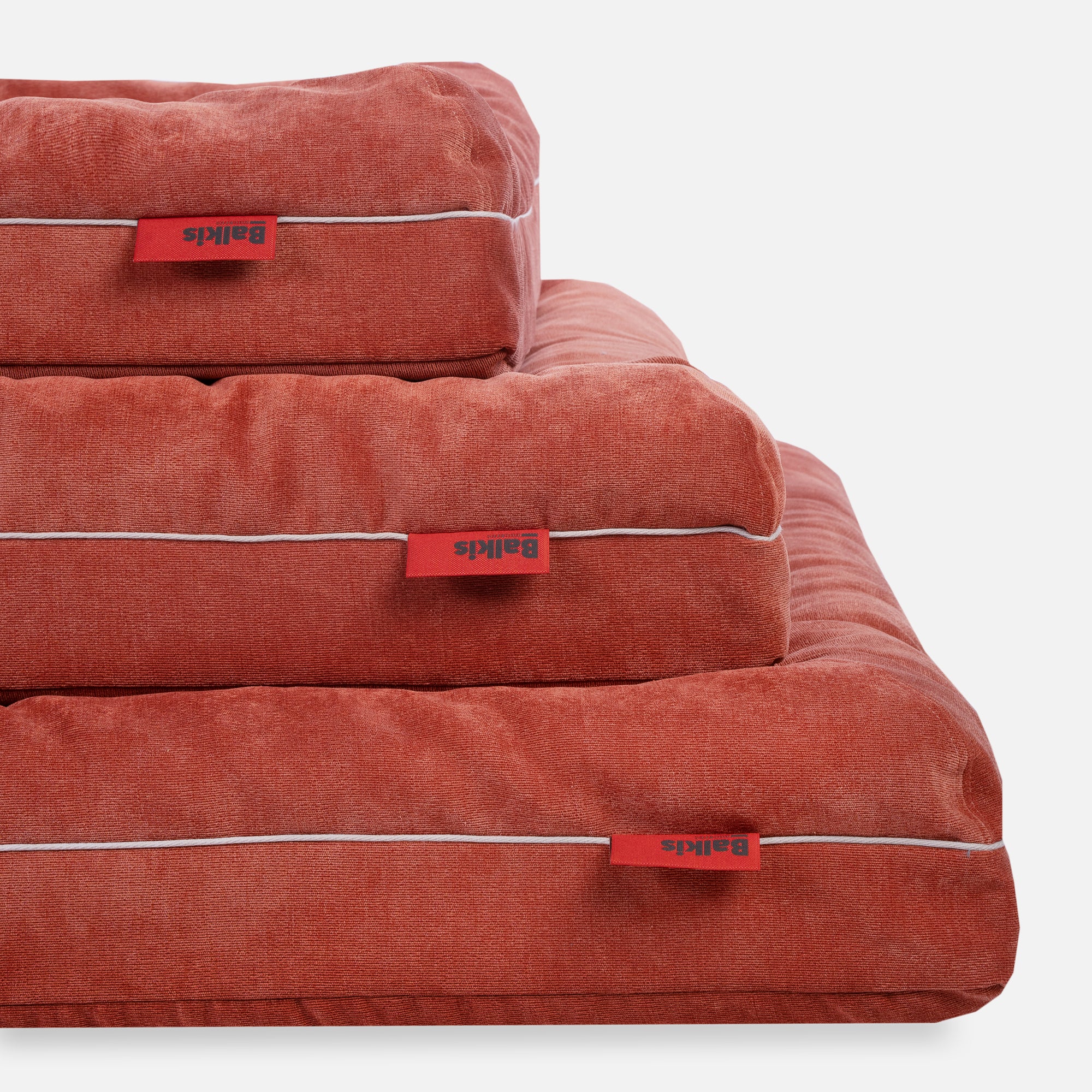 Dog bed divan - terracotta