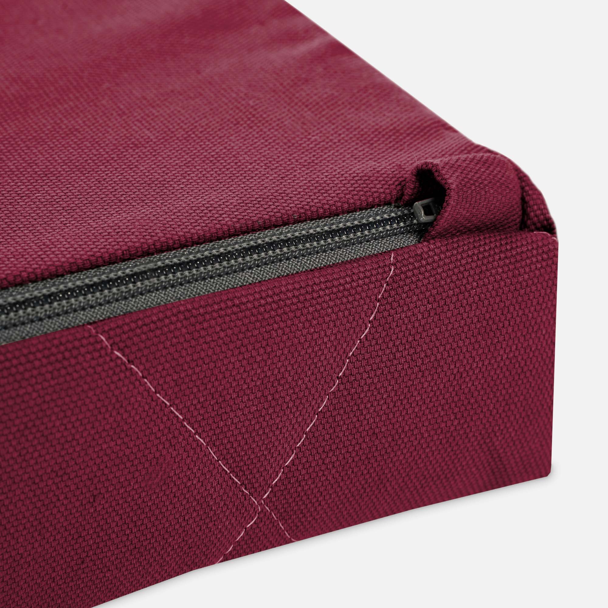 Dog bed FLAT & Topper, Bordeaux