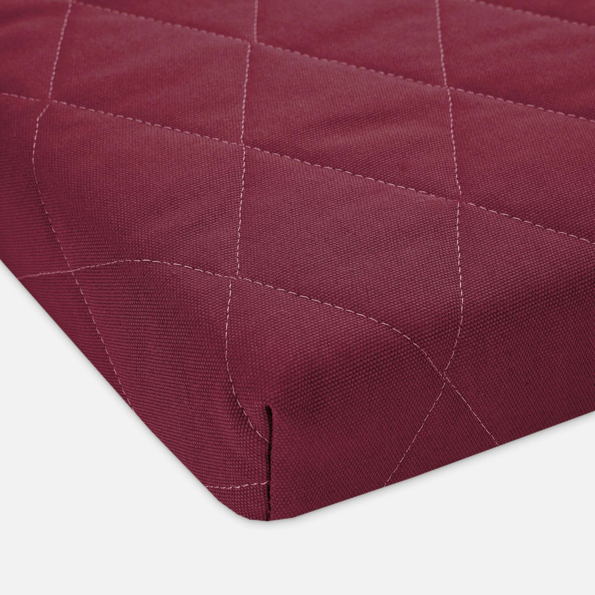 Dog bed FLAT & Topper, Bordeaux