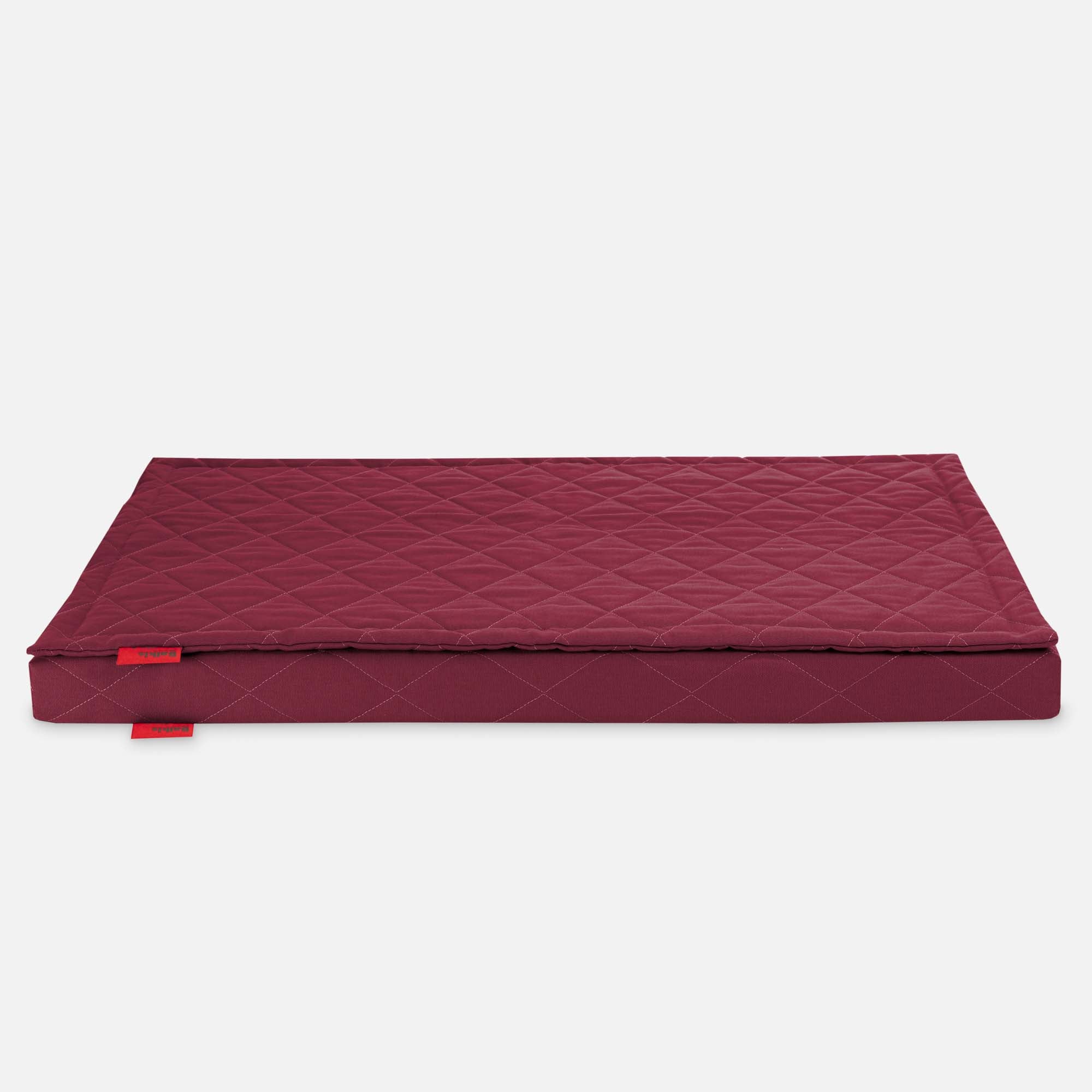Dog bed FLAT & Topper, Bordeaux