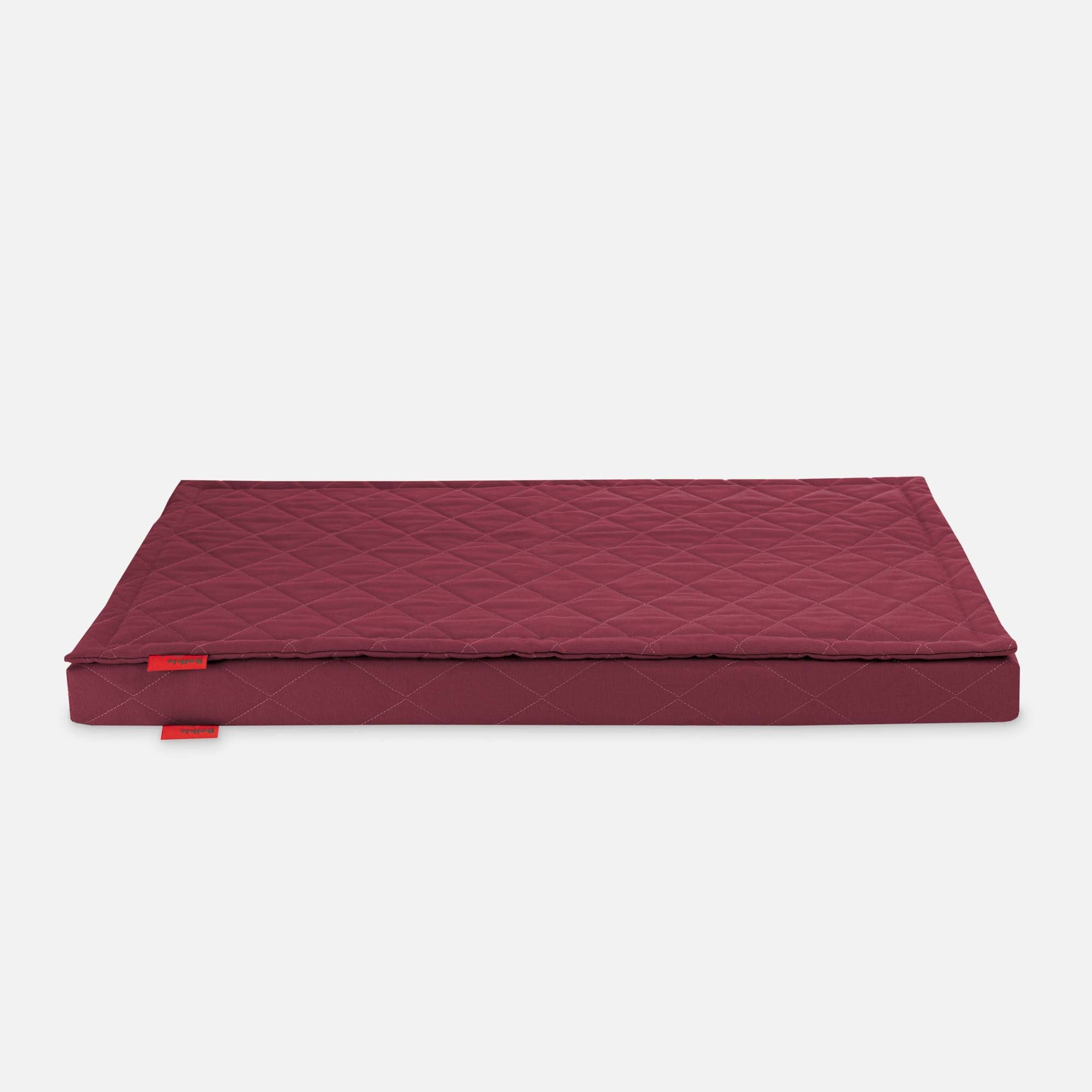 Dog bed FLAT & Topper, Bordeaux