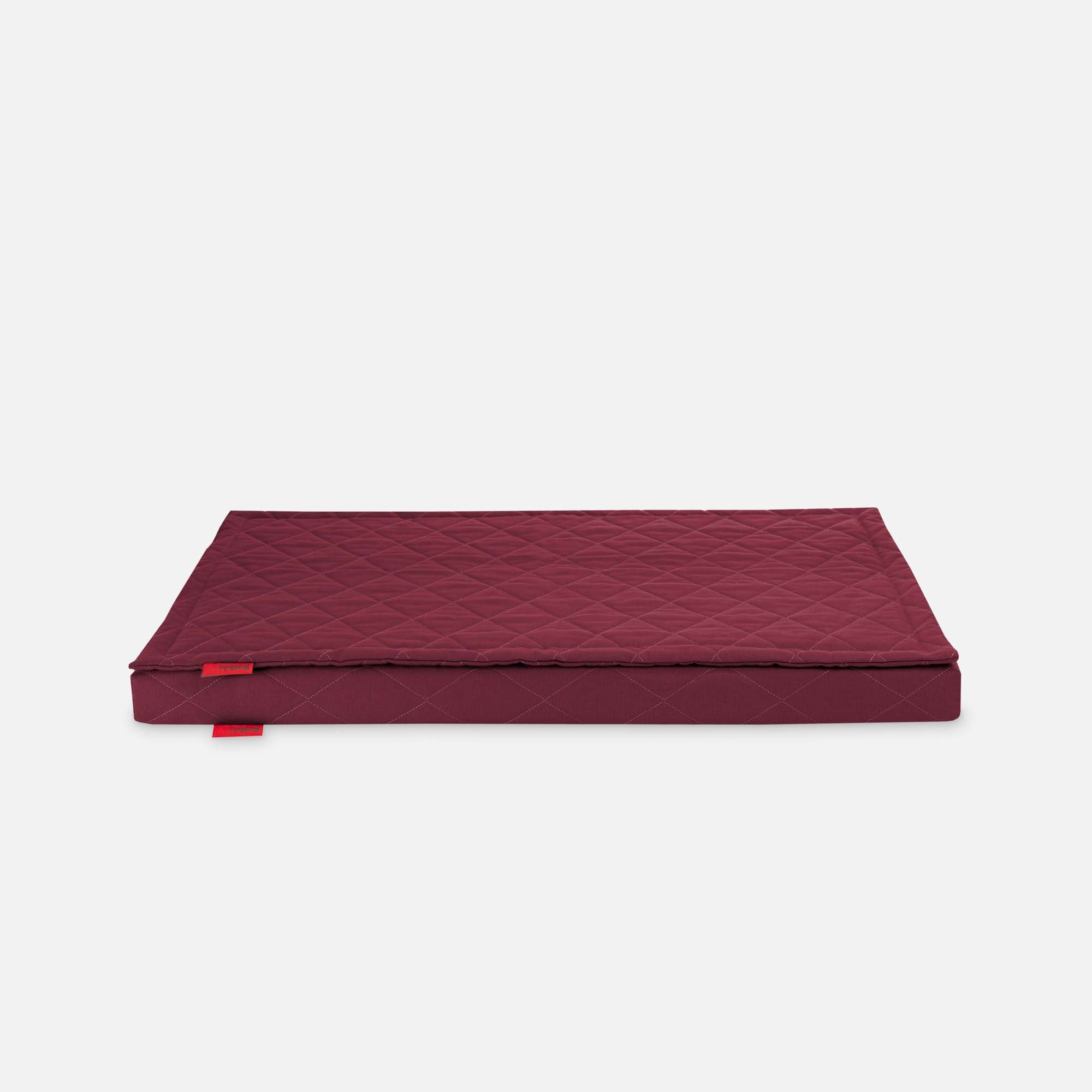 Dog bed FLAT & Topper, Bordeaux