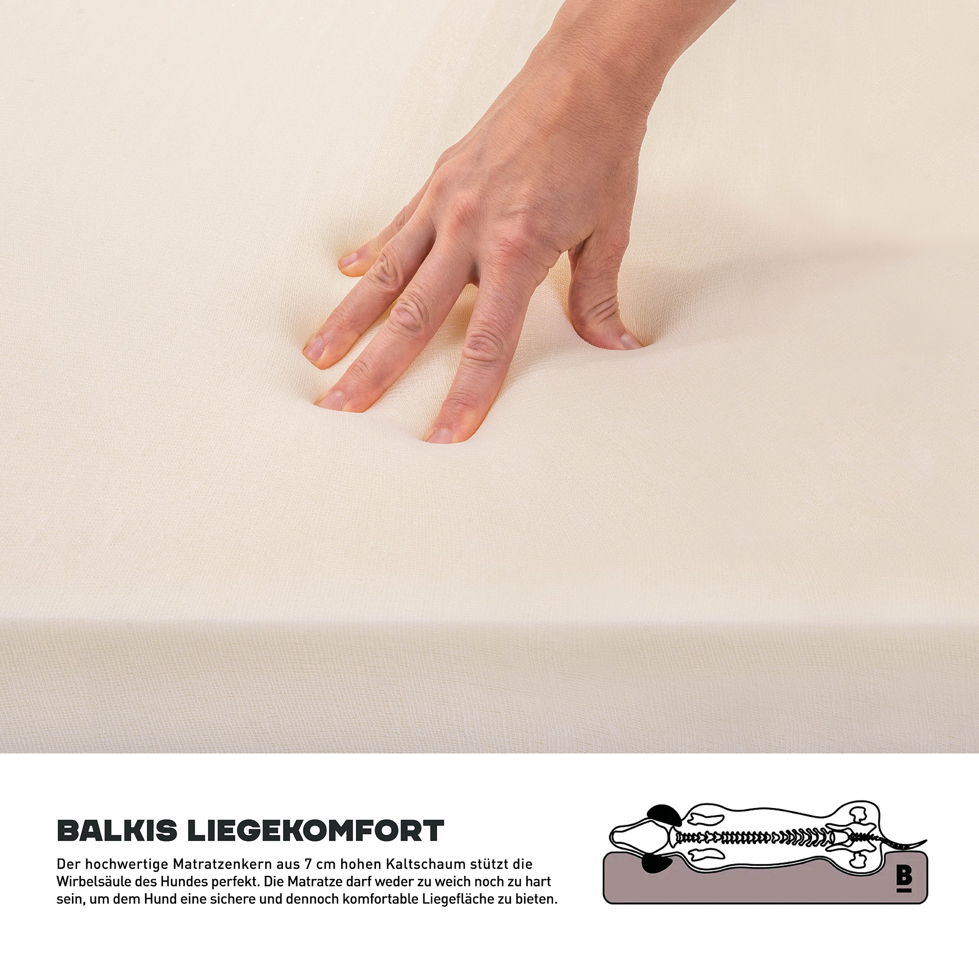 Dog bed FLAT, Bordeaux