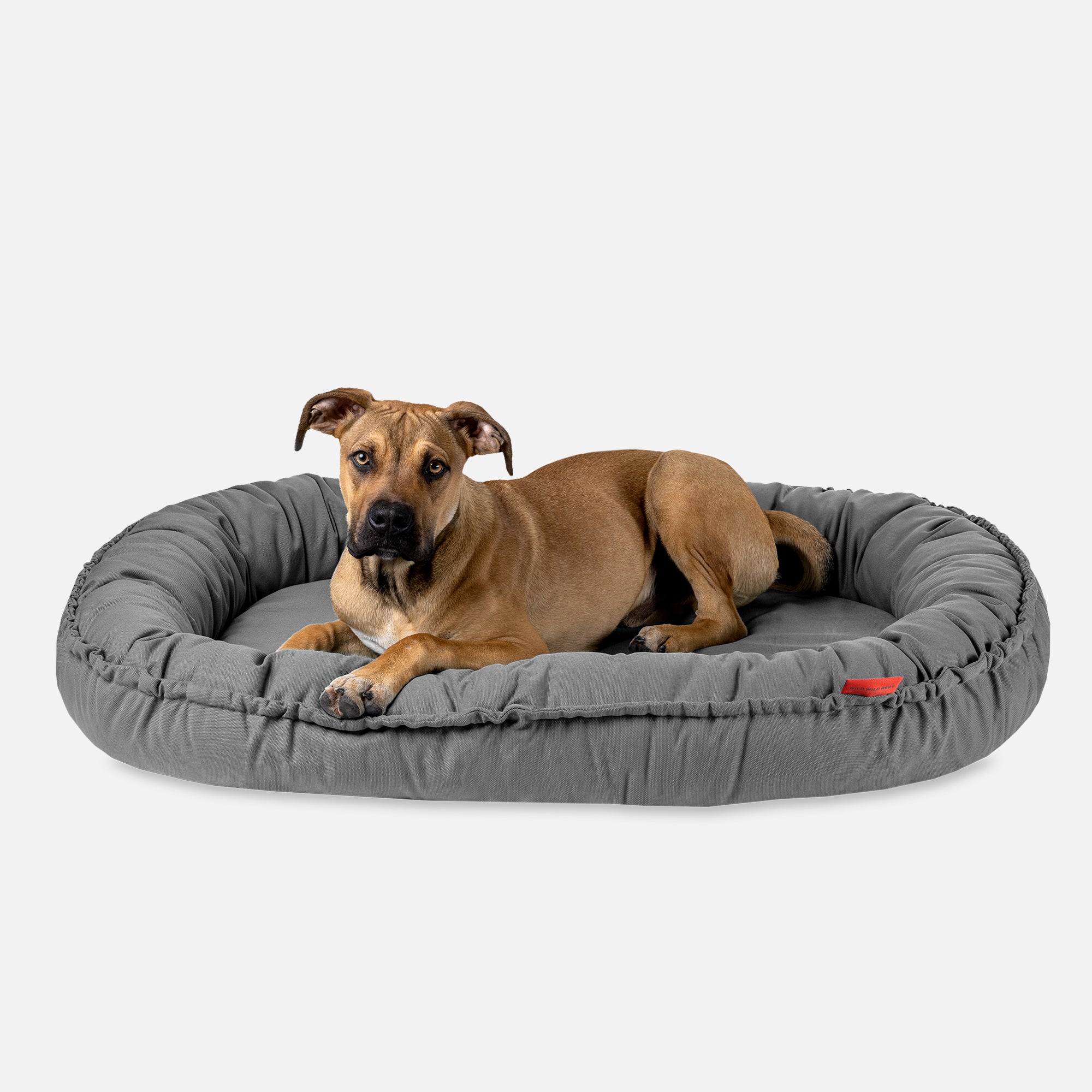 Dog bed NIDOG, stone grey